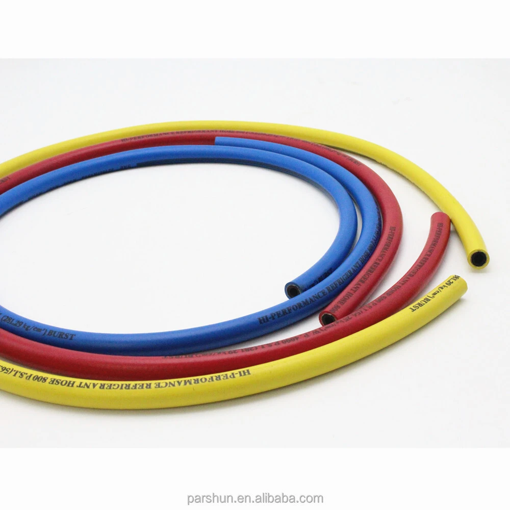 Paishun - W.P 800psi 36 60 72 Inch AC Refrigerant Filling HVAC R134a Charging Hose Refrigerant Hose 1