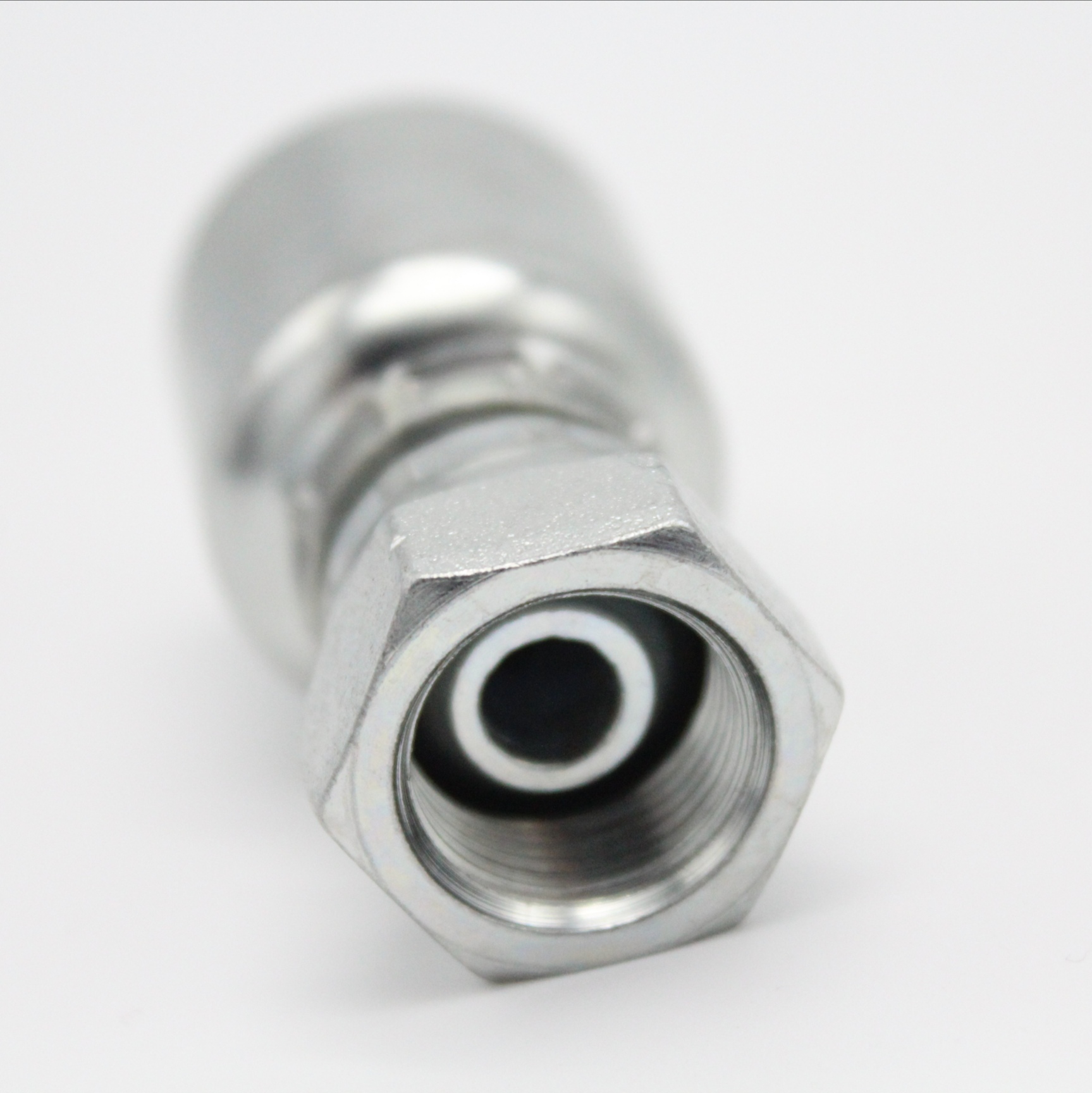 Paishun - Stainless Steel One Piece BSP Hydraulic Hose Pipe Compression Fittings BSP 60 degree Cone Seal 5