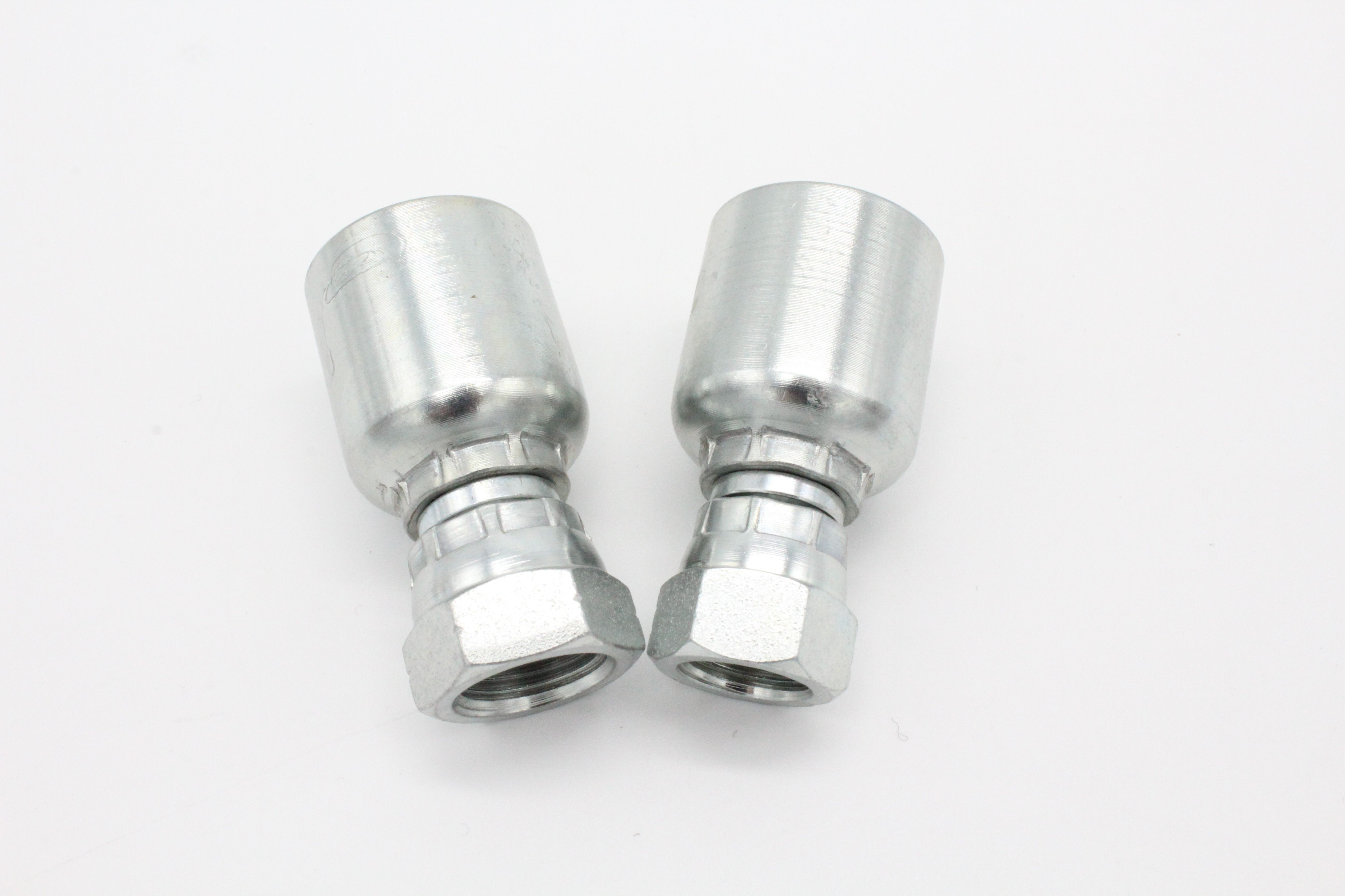 Paishun - Stainless Steel One Piece BSP Hydraulic Hose Pipe Compression Fittings BSP 60 degree Cone Seal 9