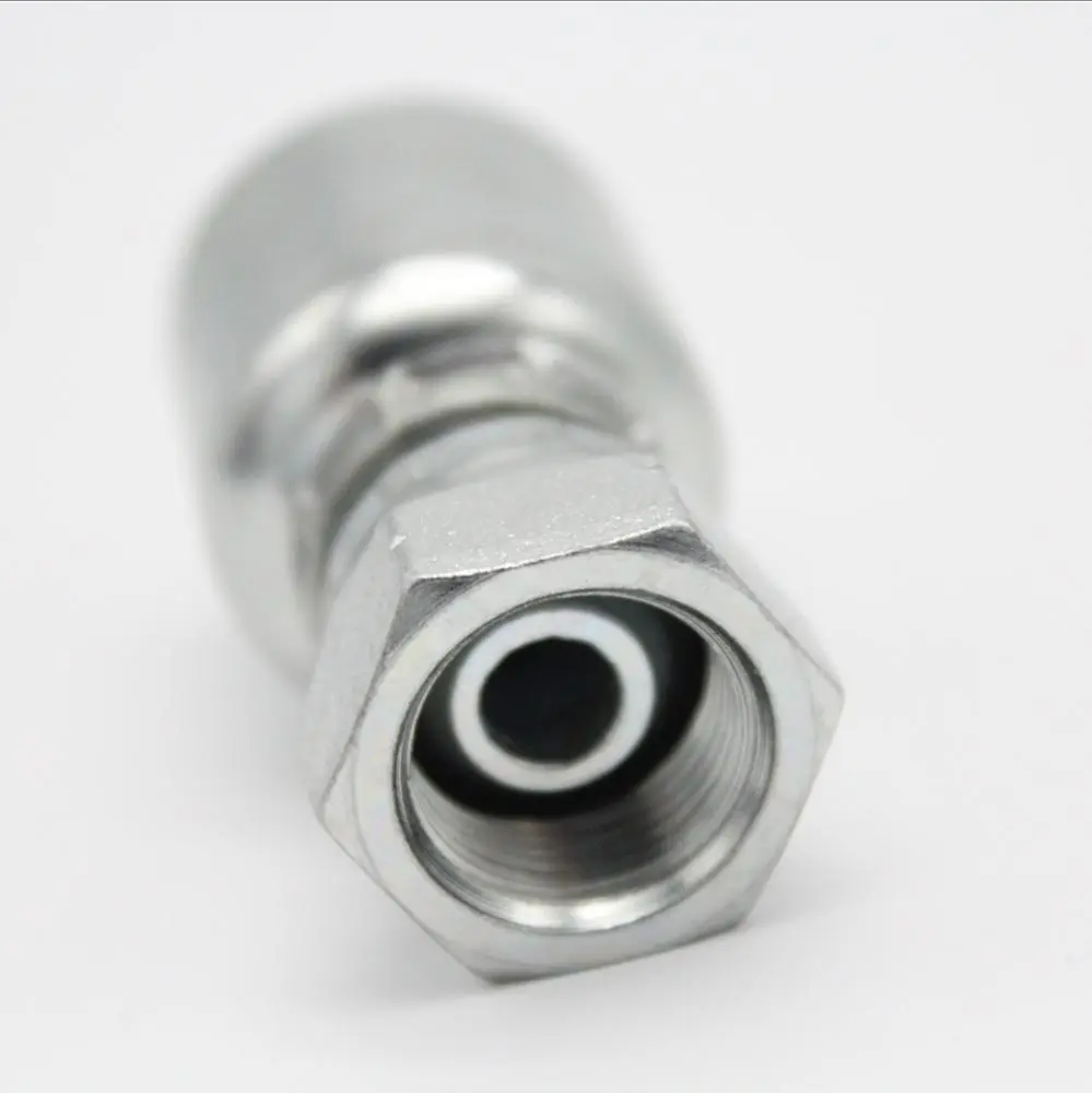 Paishun - Stainless Steel One Piece BSP Hydraulic Hose Pipe Compression Fittings BSP 60 degree Cone Seal 1