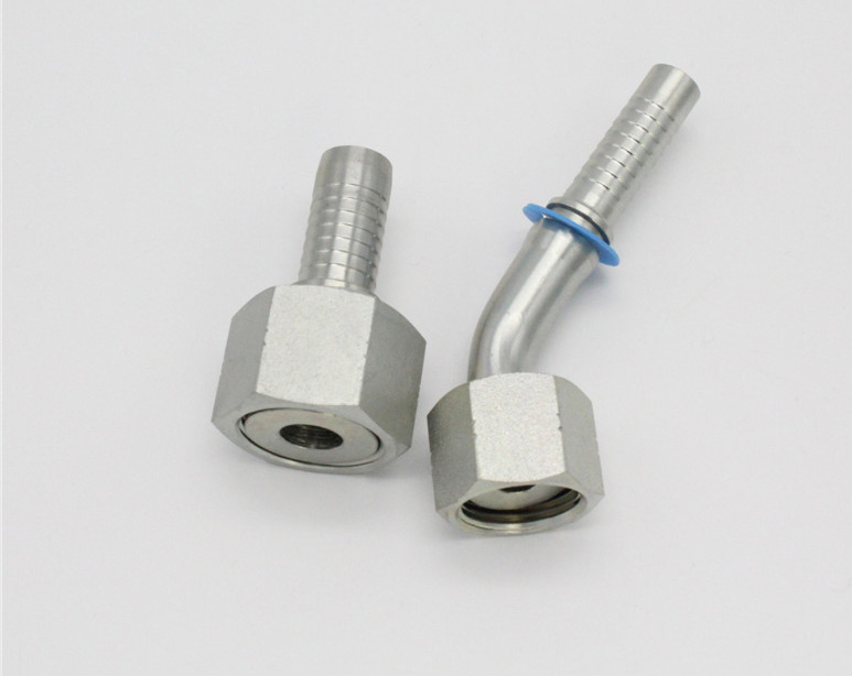 Paishun - (24241) ORFS Female Flat Seal Tractor Hydraulic Rubber Hose Fitting ORFS Flat Seal 6