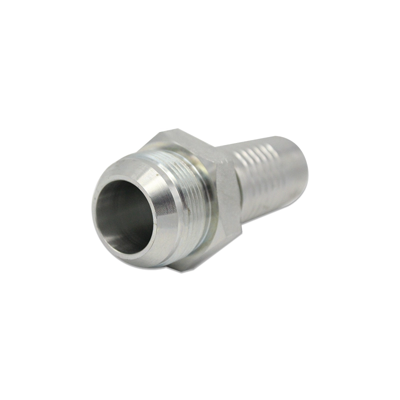 Paishun - (16711) Two Pieces Style Crimp JIC Male High Pressure Hydraulic Hose Fittings JIC 74 degree Cone Seal 1