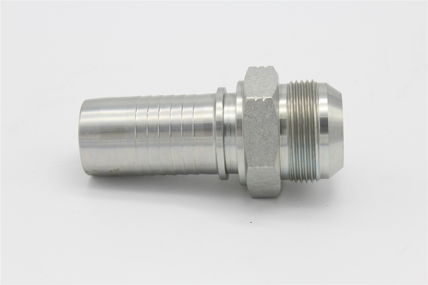 Paishun - (16711) Two Pieces Style Crimp JIC Male High Pressure Hydraulic Hose Fittings JIC 74 degree Cone Seal 8