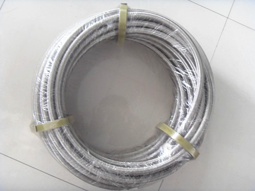 Paishun - 1/4 Stainless Braided PTFE Hose 304 JIC PTFE Hose Assembly 11