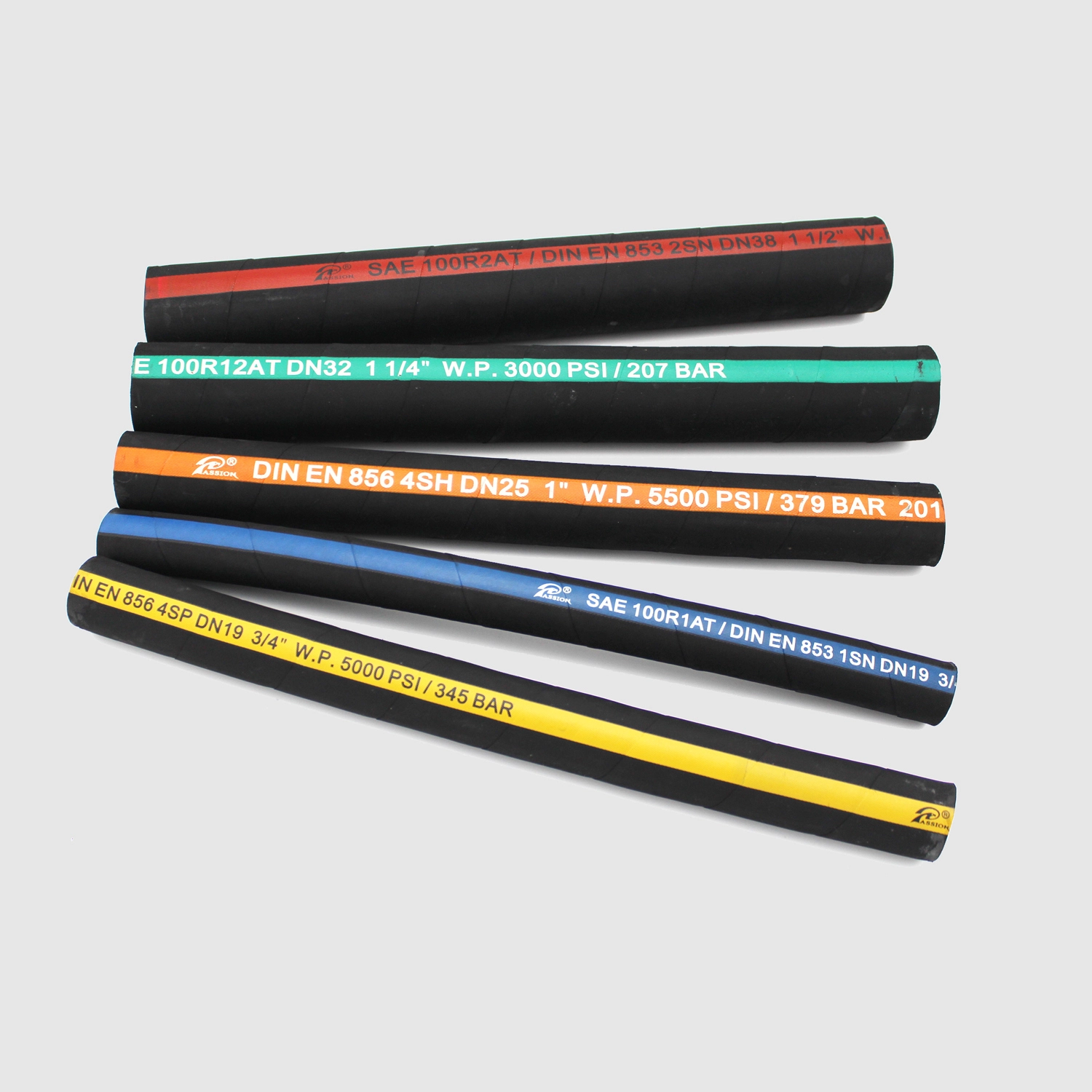 Paishun - High Flexibility Low Weight Hydraulic Hose 1sn 2sn for Tractors SAE 100R2 EN853 2SN 1