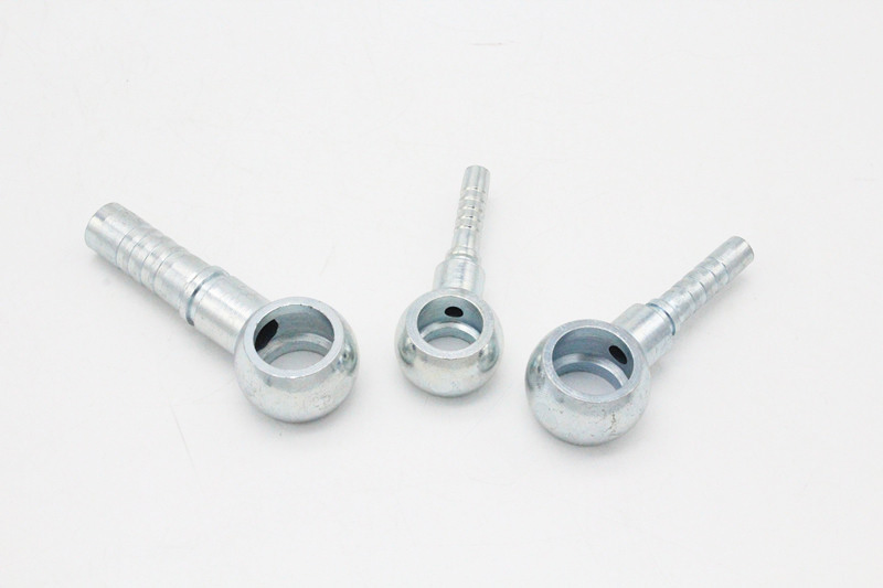 Paishun - 70011 Zinc Plated Metric Hydraulic Hose Crimp JCB Banjo Fittings Banjo 7