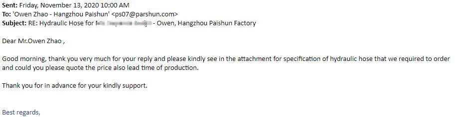 Customized PTFE Hose 2