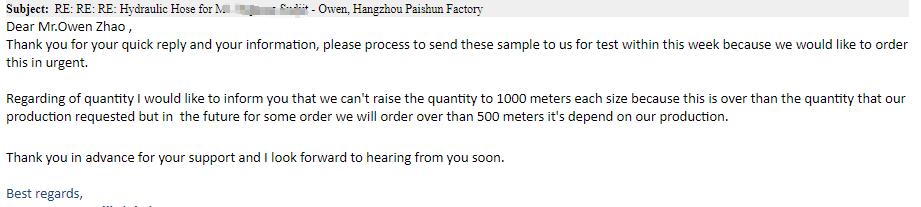 Customized PTFE Hose 5