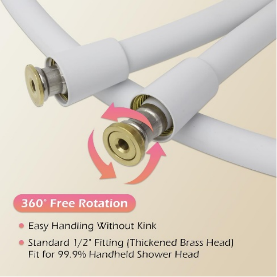 Do You Wanna Explore A Supreme Bathing Experience with SRT Super-Flexible Silicone Shower Hose? 3