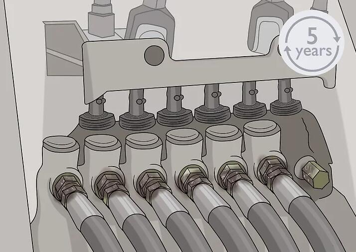 วิธีการเปลี่ยนสายไฮดรอลิก 14