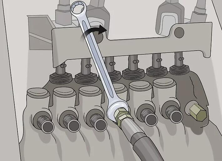 วิธีการเปลี่ยนสายไฮดรอลิก 10