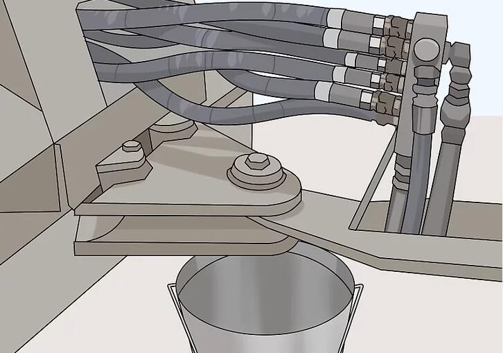 วิธีการเปลี่ยนสายไฮดรอลิก 3