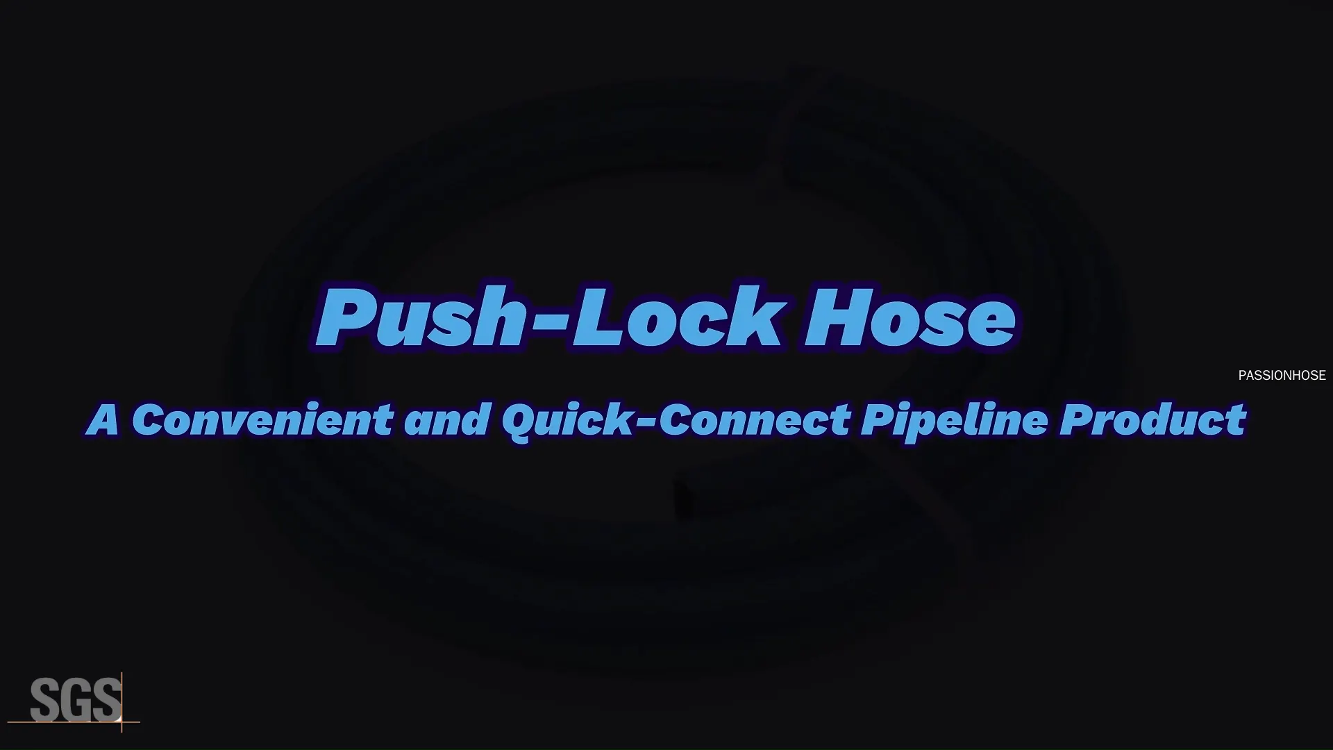 Custom push lock low pressure hose new arrival Manufacturer | PASSIONHOSE 1