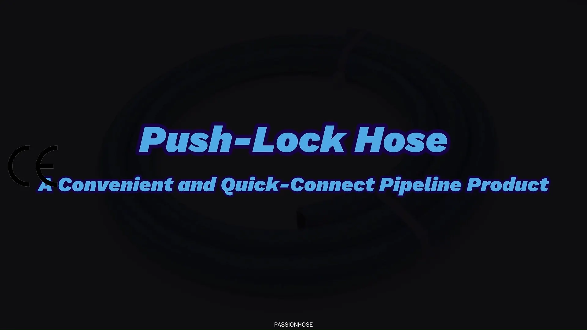 PASSIONHOSE | Newest push on hose made in china 1