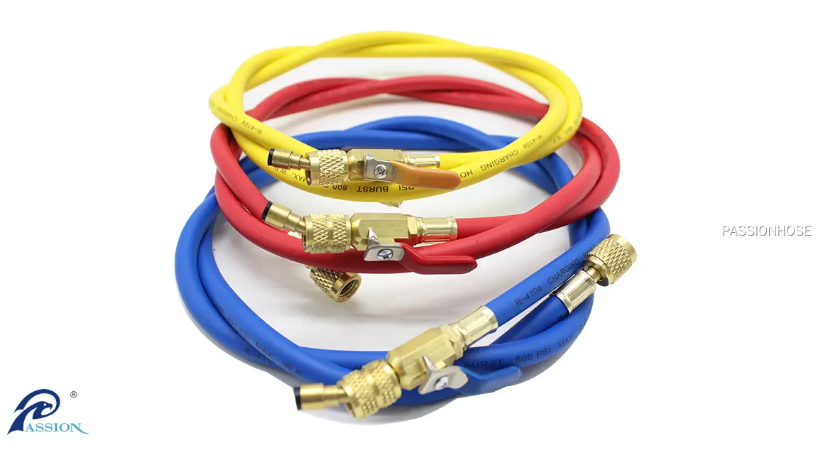 Custom r134a refrigerant charge hose supplier Manufacturer | PASSIONHOSE1 1