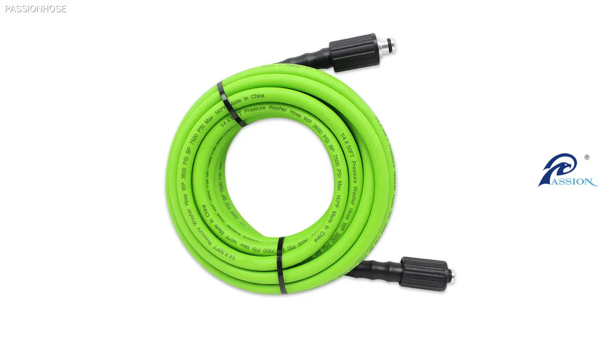 Newest 3/8 pressure washer hose with custom services | PASSIONHOSE 1