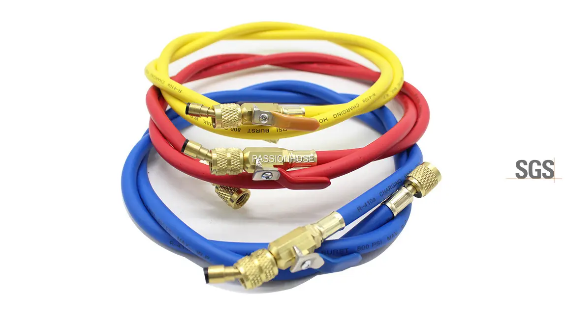 Leverancier en fabrikant van op maat gemaakte koelmiddelvulslangen | PASSIONHOSE 1