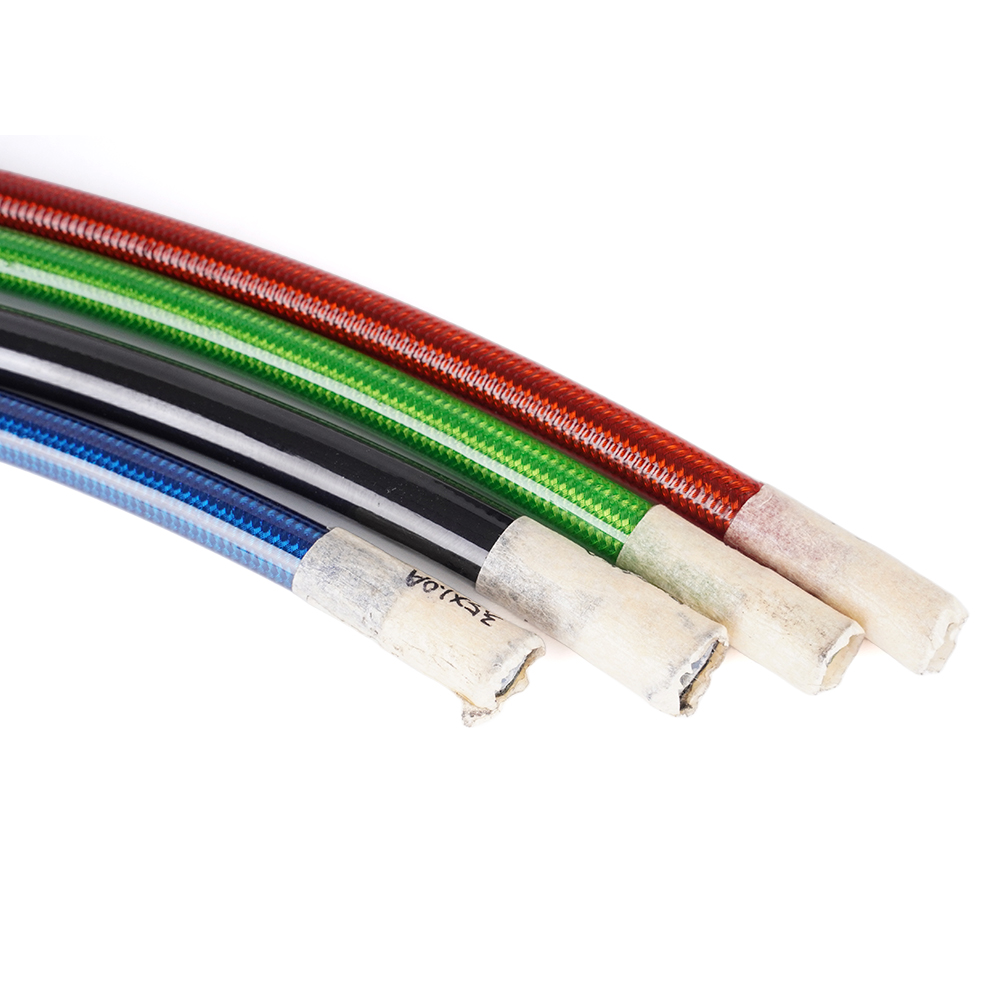 Гладкий гофрированный шланг из ПТФЭ 10