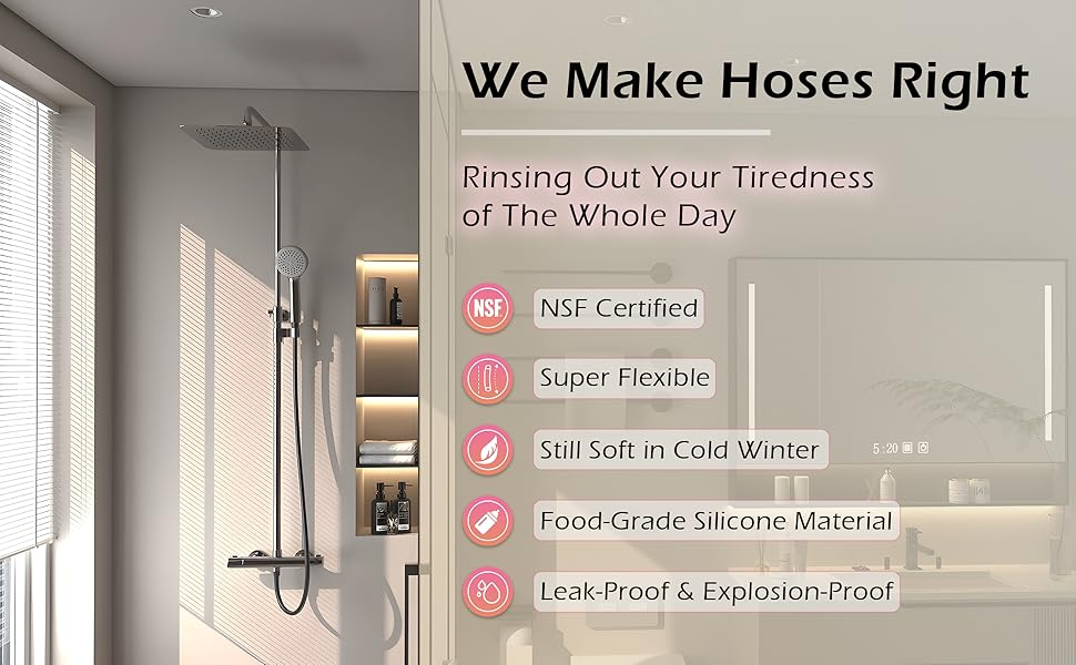 Discover the Ultimate Guide to Choosing the Perfect Shower Hose | SRT HOSE 19