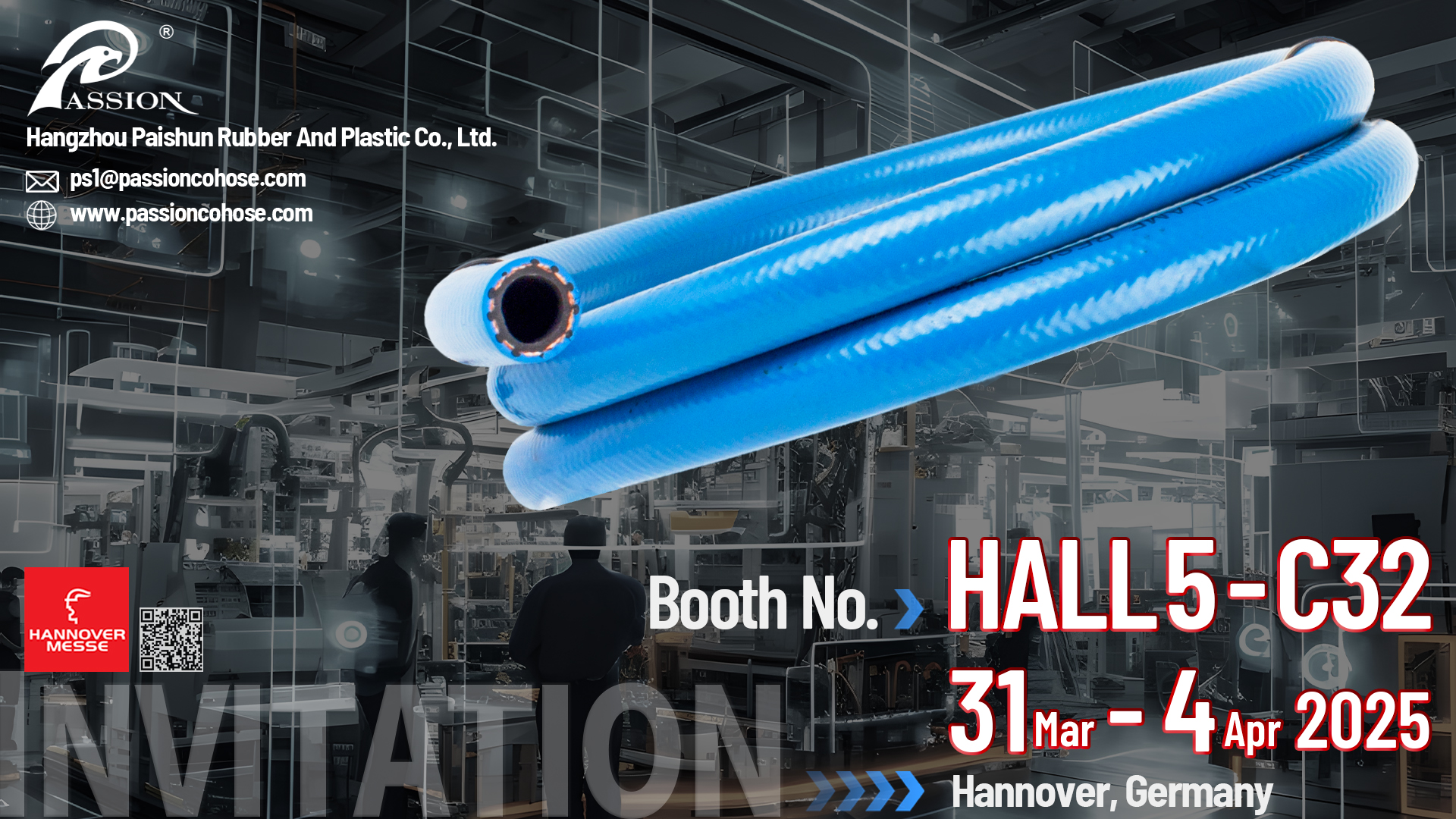 Can't Wait To Meet You At Hannover Messe 2025! | PASSIONHOSE ( 31/03/25 to 04/04/25 ) 1