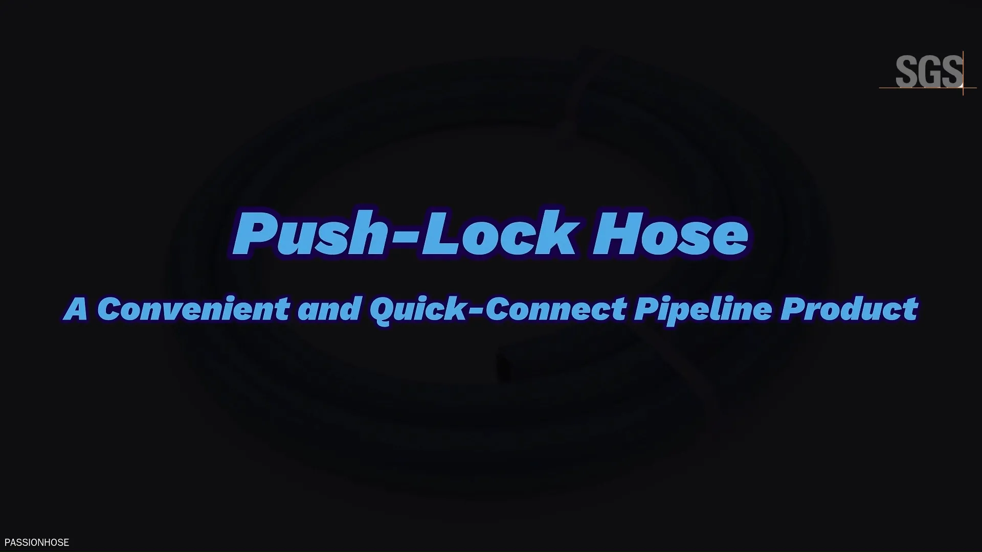PASSIONHOSE | Low-cost push on hose made in china 1