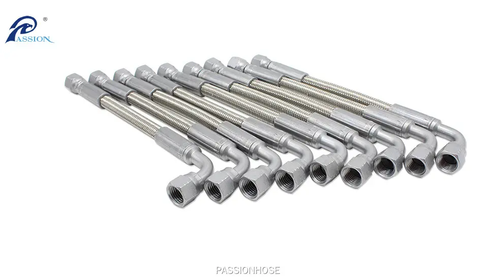 Practical high pressure stainless steel braided ptfe hose factory direct supply | PASSIONHOSE 1
