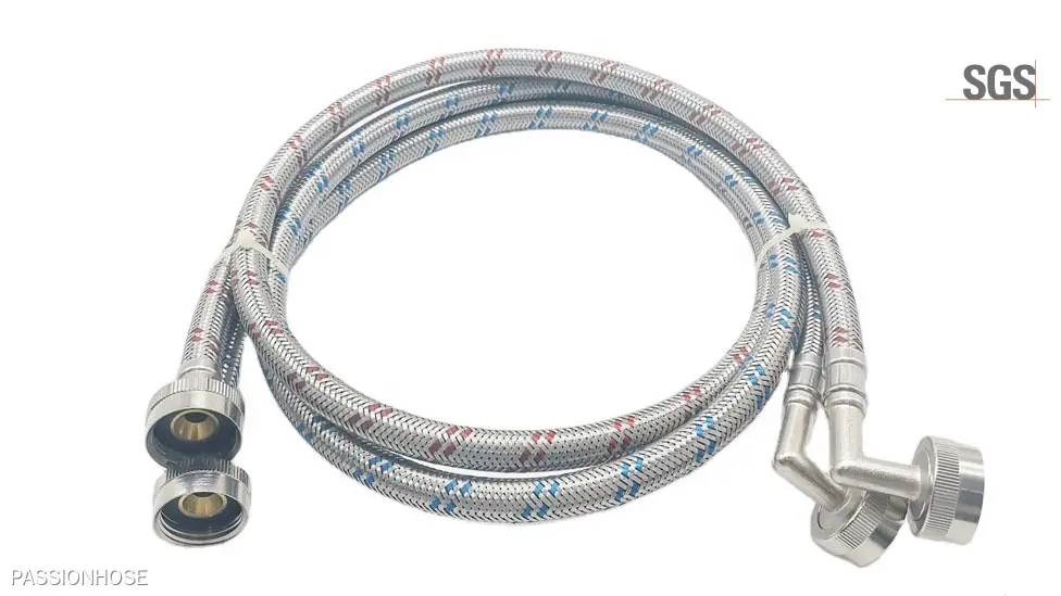 Roestvrijstalen wasmachineslangen tegen groothandelsprijzen | PASSIONHOSE 1