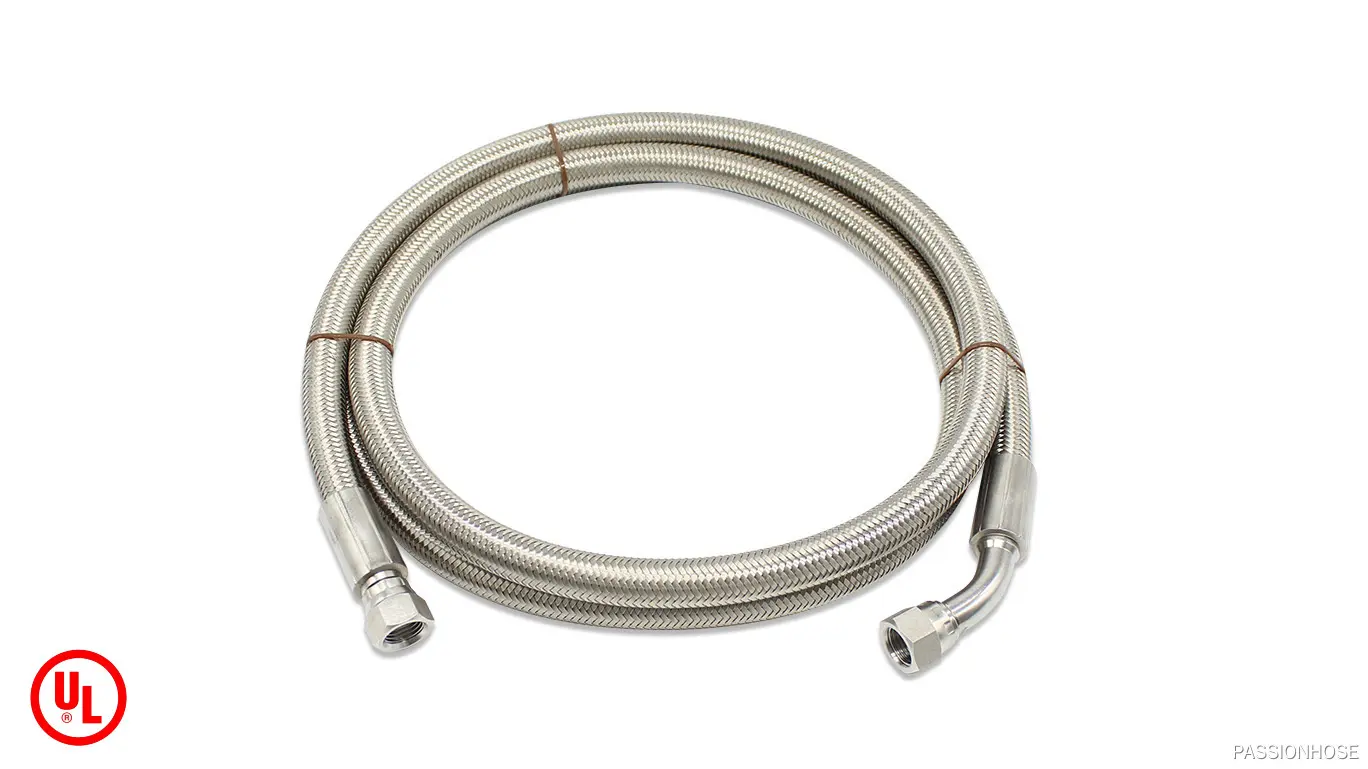 Custom flexible ss304 braided convoluted tubing ptfe hose from China Manufacturer | PASSIONHOSE 1