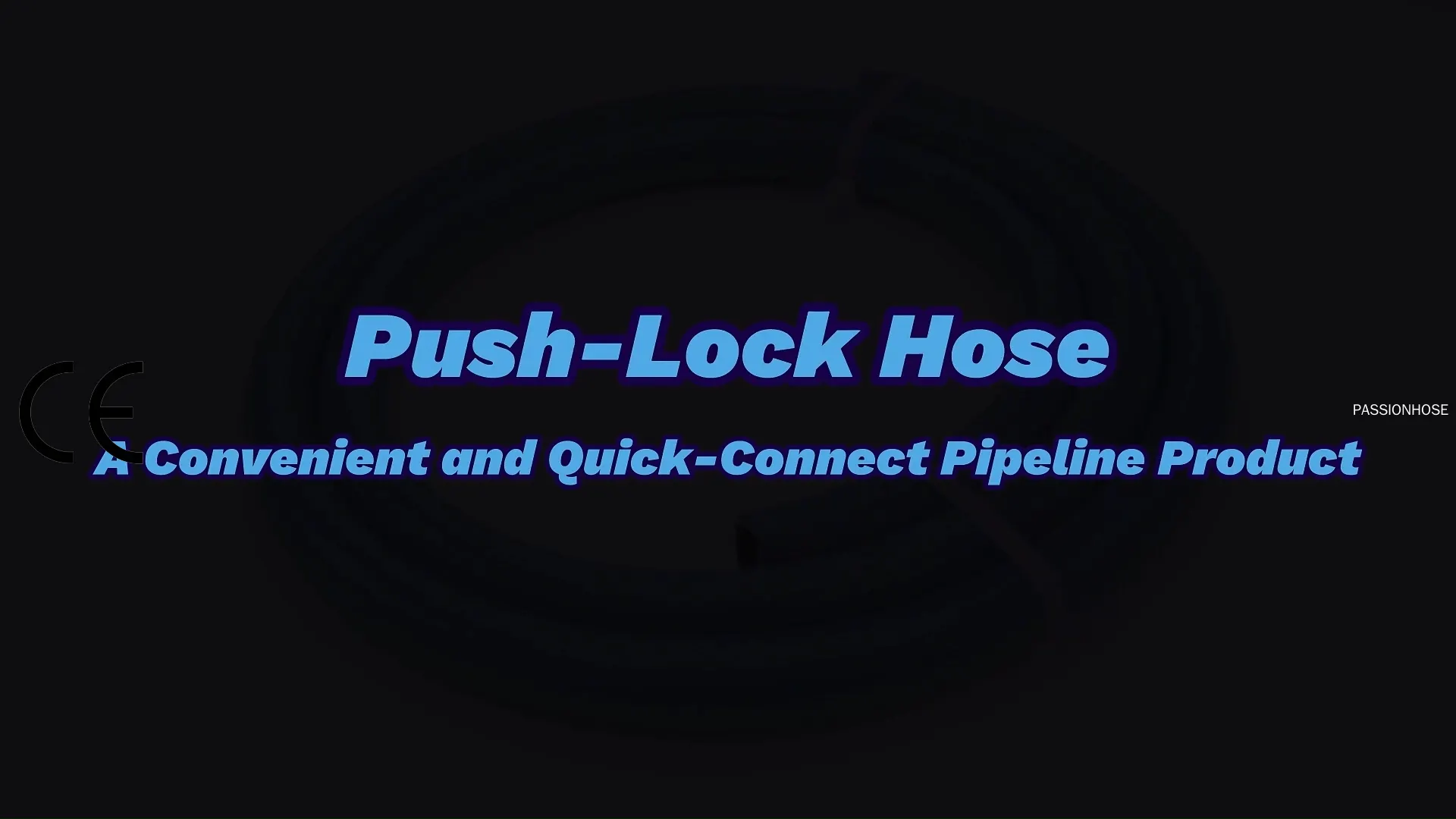 Low-cost push lock low pressure hose all sizes | PASSIONHOSE 1