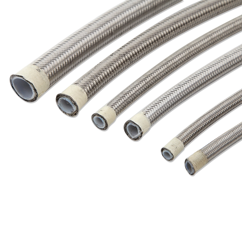 Tuyaux PTFE moyenne et haute pression avec tresse en acier inoxydable 1