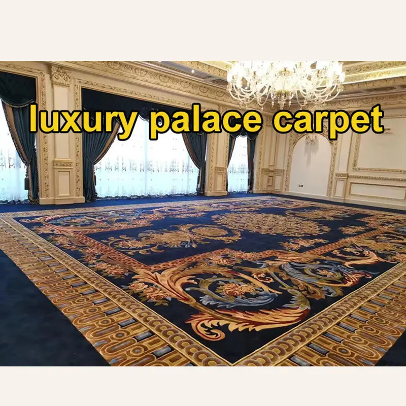 Alfombras de lujo personalizadas de gran tamaño para sala de estar, alfombra de lana Bloadloom de gran tamaño, alfombra de seda viscosa hecha a mano. 1