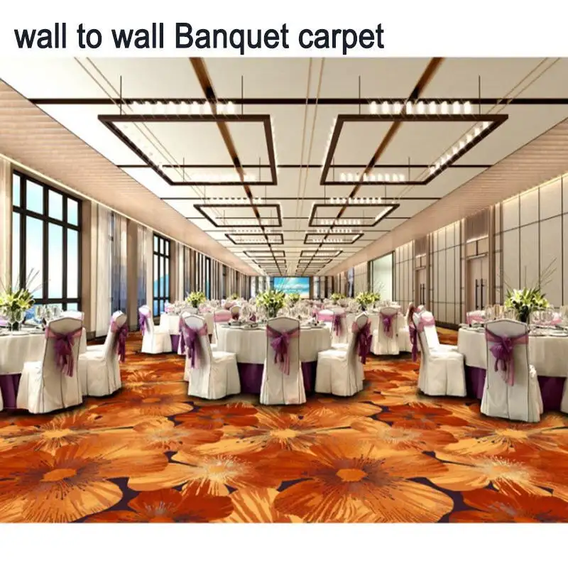 Custom Hotel Carpet Nylon Carpet Wall to Wall for Hotel Banquet Hallway Corridor Club 1