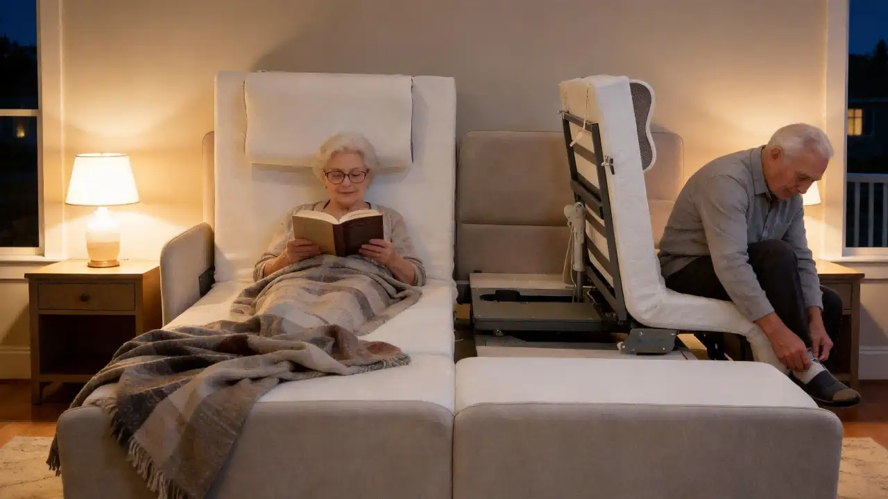 Cama giratoria eléctrica SPIN HYBRID/DOUBLE (para dos personas/híbrida) 1