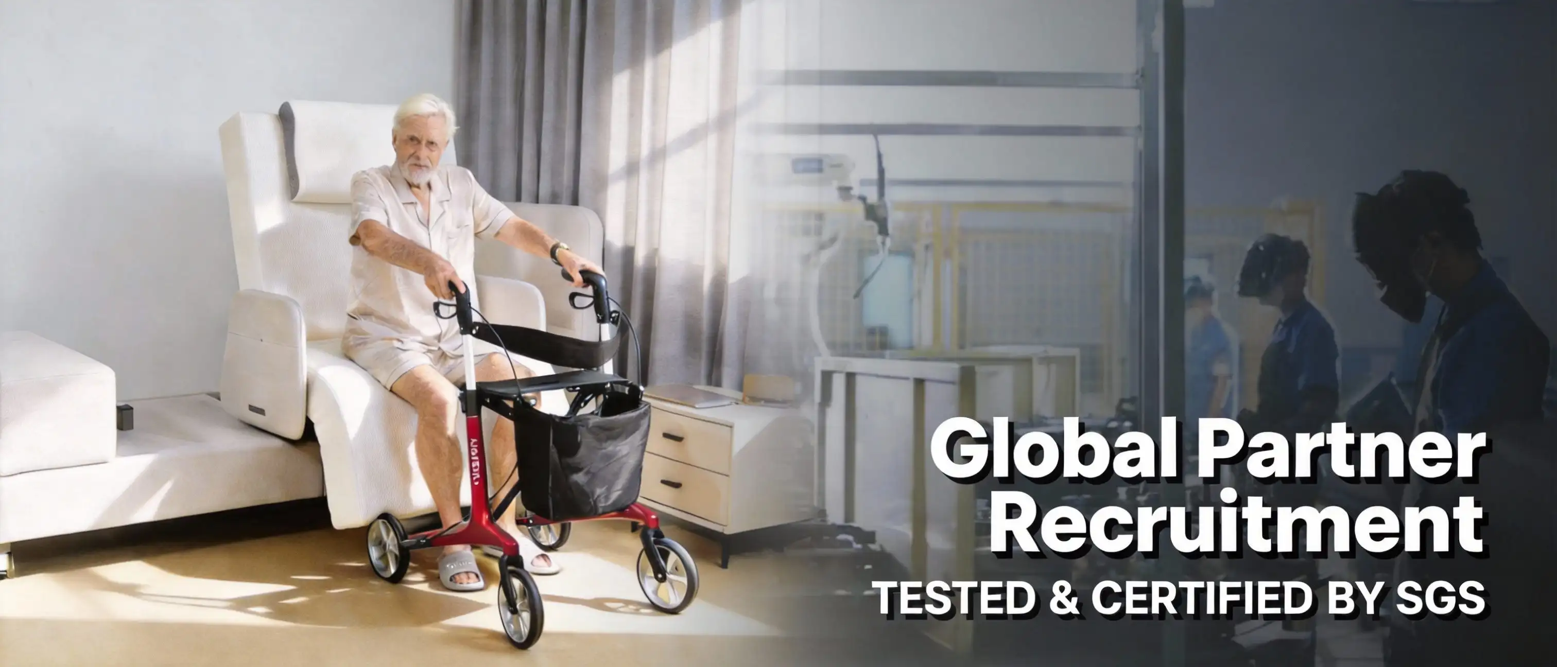 Premium Rotating Nursing Bed with CE/FDA/ISO Certification for Global Importers 1