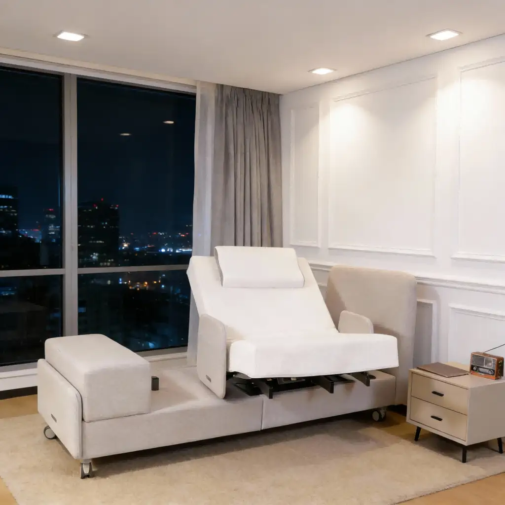 Cama giratoria eléctrica regulable en altura Aidasta SPIN PRO 1