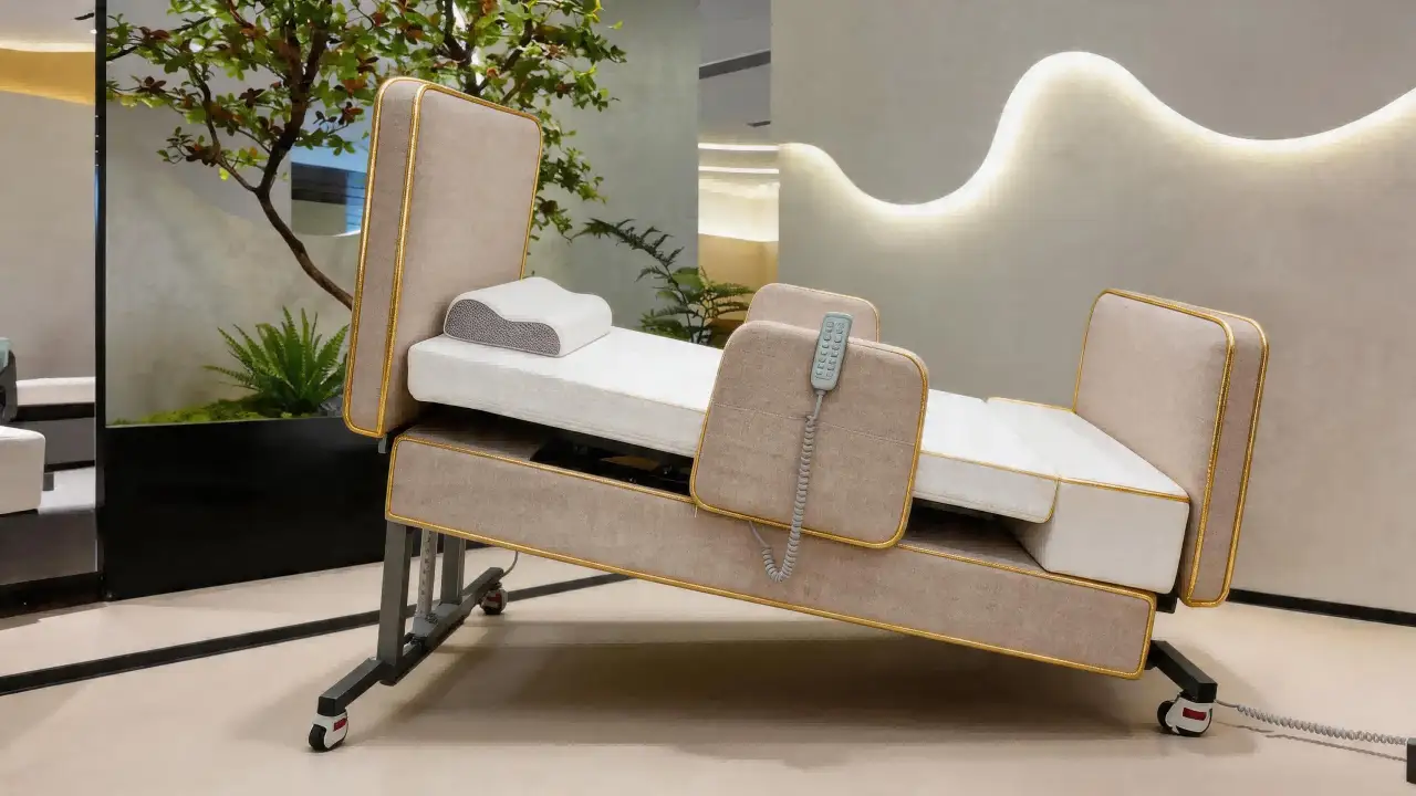 أيداسترا ذا سبين برو | سرير رعاية كهربائي دوار مع إعطاء الأولوية للسلامة 1