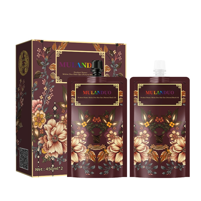 Mulanuo Hair Coloring Lotion Natural Black (3.0) 1
