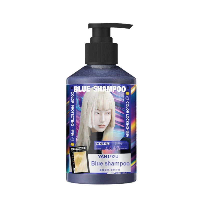Blue Shampoo for Bleached Hair Neutralizes Yellow Tones & Repairs Hair 1