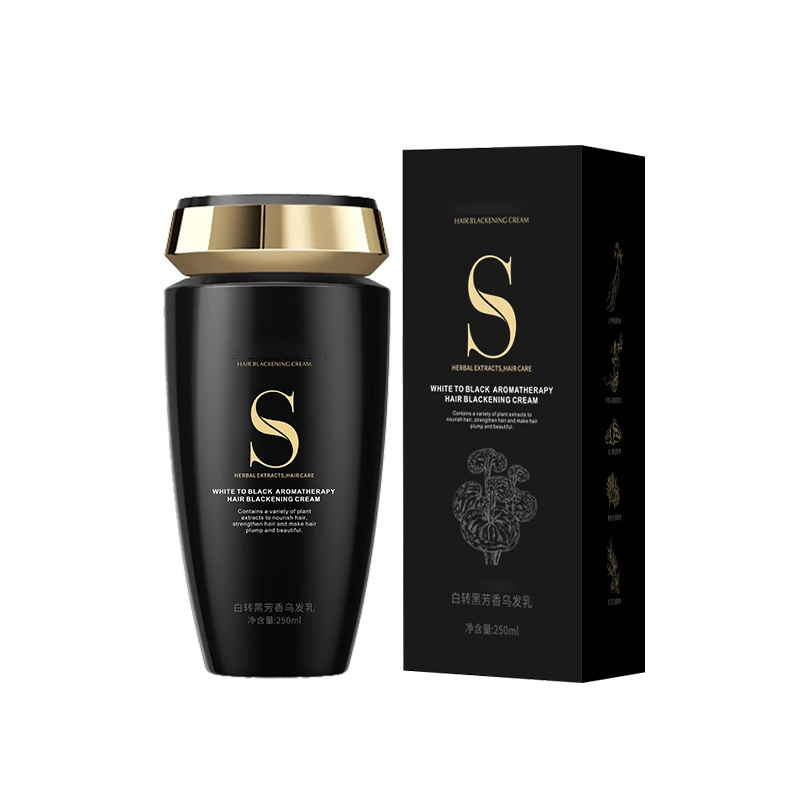 White-to-Black Aromatic Hair Cream Natural Herbal Infusion for Gray Hair 1