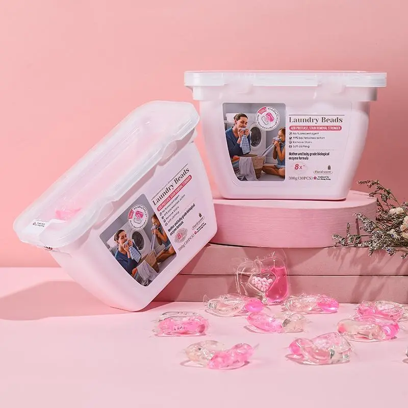 Custom Premium 3-in-1 Cherry Blossom Laundry Pods Supplier 1