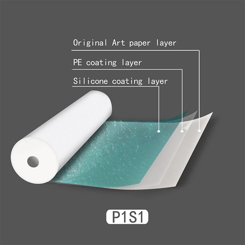 Papel artístico recubierto de PE por una cara para papel adhesivo 3