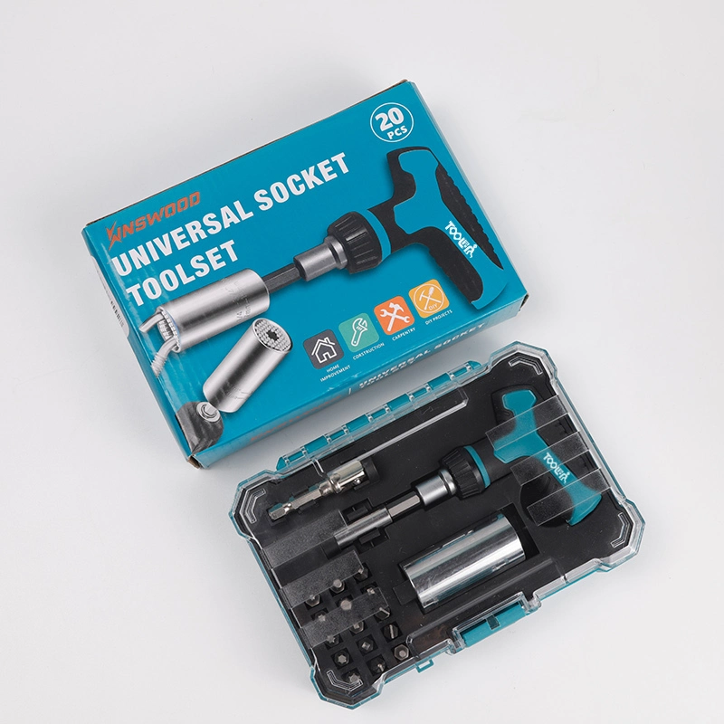 20pcs Ratcheting screwdriver set TLU23 Precision set with case 1