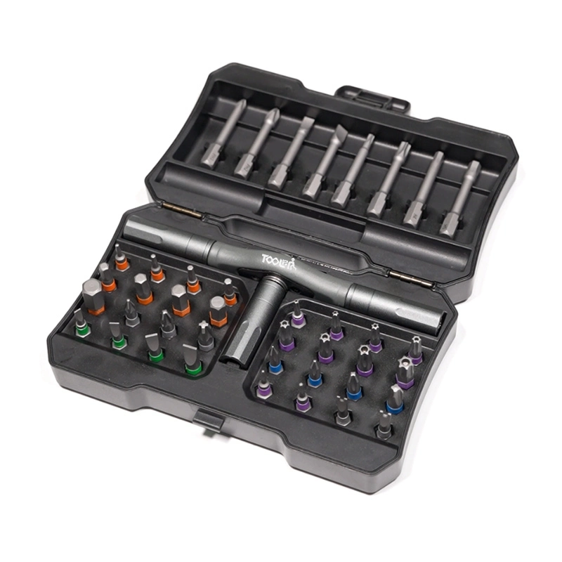 43-Piece Professional Ratcheting Screwdriver Set with S2 Bits TLS43 1