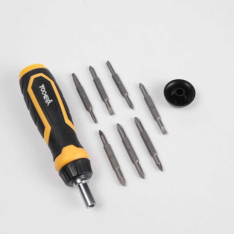 15pcs Ratcheting screwdriver set with Magnetic Quick Release TLST05 1