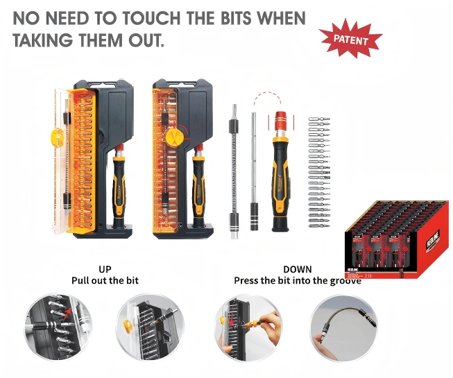 26-In-1 Tool Set Screwdriver bit set with plastic box TL1817A 1