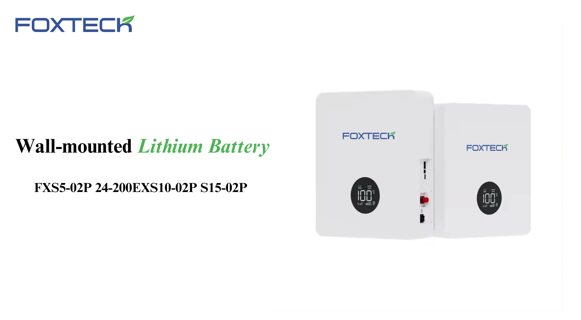 Настенная литиевая батарея Foxtech Solar 15 кВт⋅ч — надежное решение для электропитания. 5