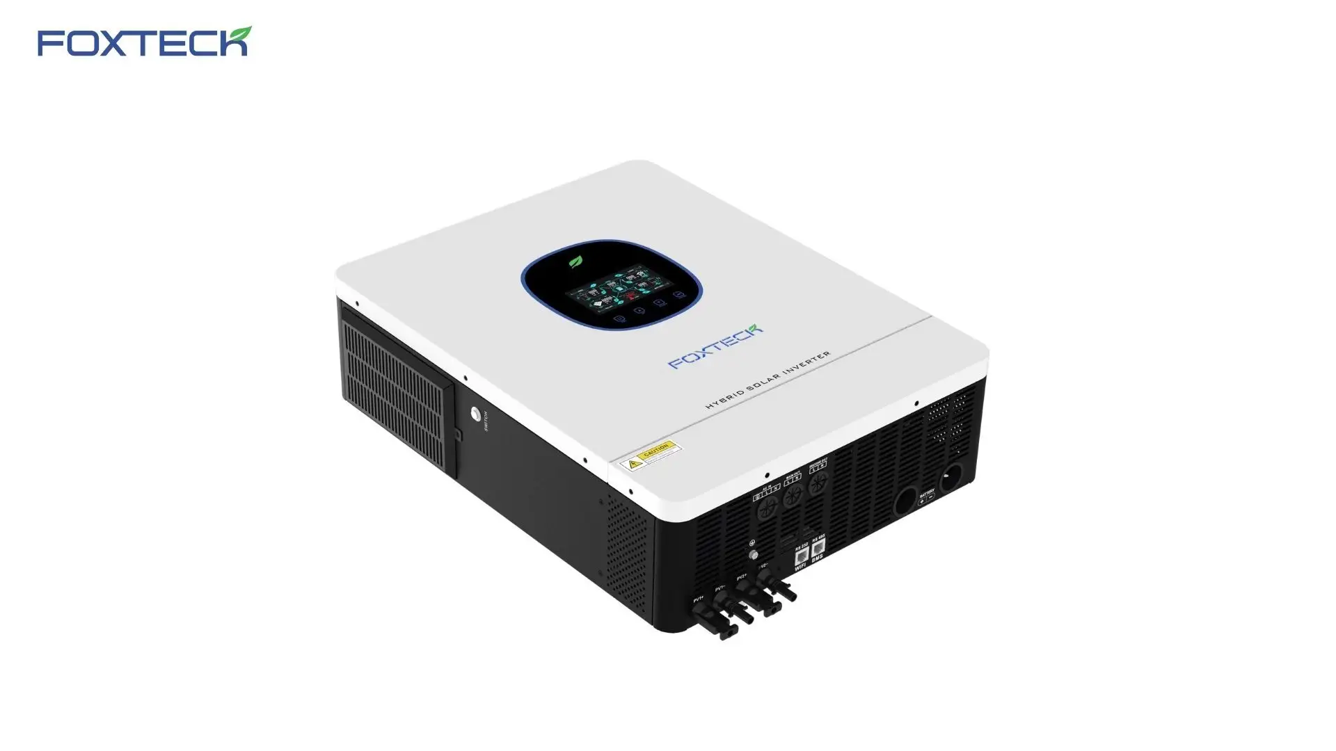 محول الطاقة الشمسية الهجين من فوكستك - مزود بتقنية تتبع نقطة الطاقة القصوى (MPPT) مدمجة، موجة جيبية نقية، 8.2/10.2 كيلوواط 4