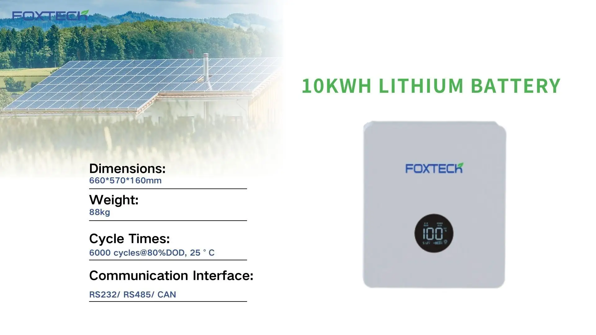 نظام طاقة شمسية بقدرة 10 كيلوواط مع تخزين بطاريات الليثيوم 5