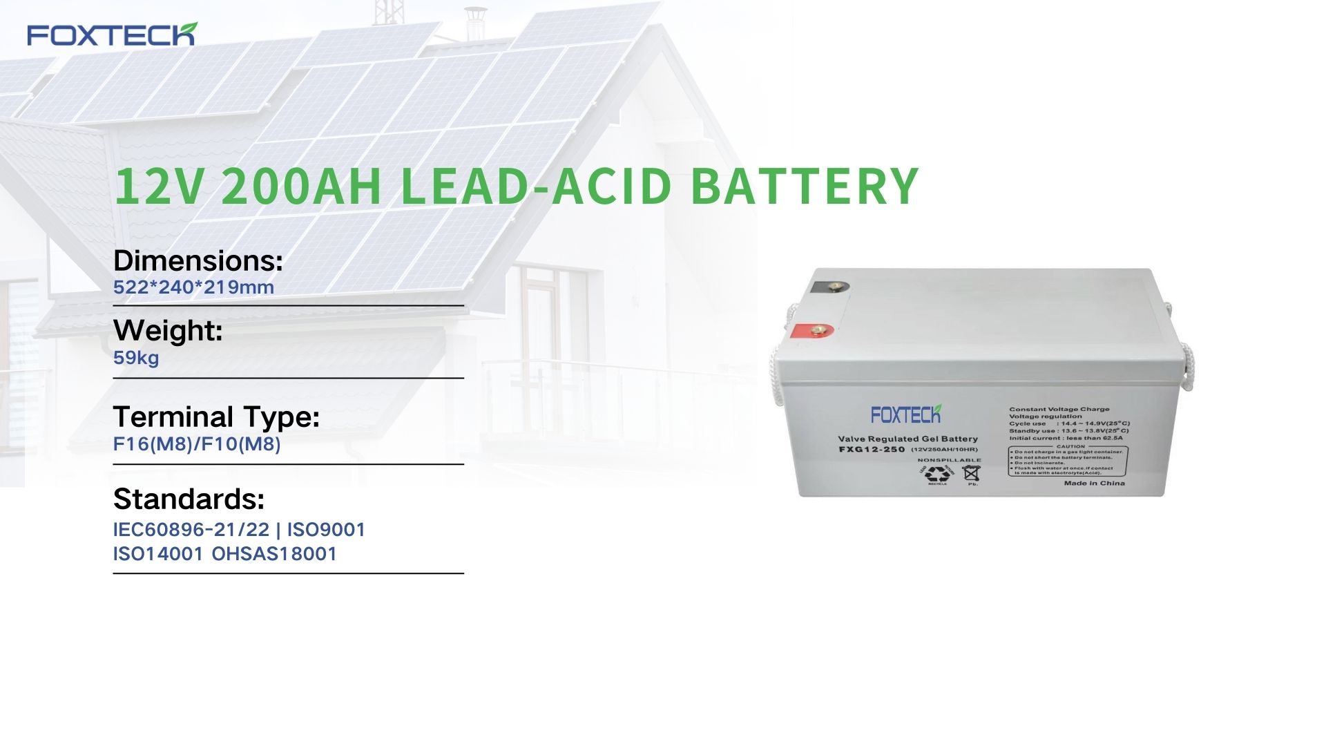 Foxtech 3kw Off Grid Solar System One-Stop Solution Energy Supply PV System para sa Bahay 5