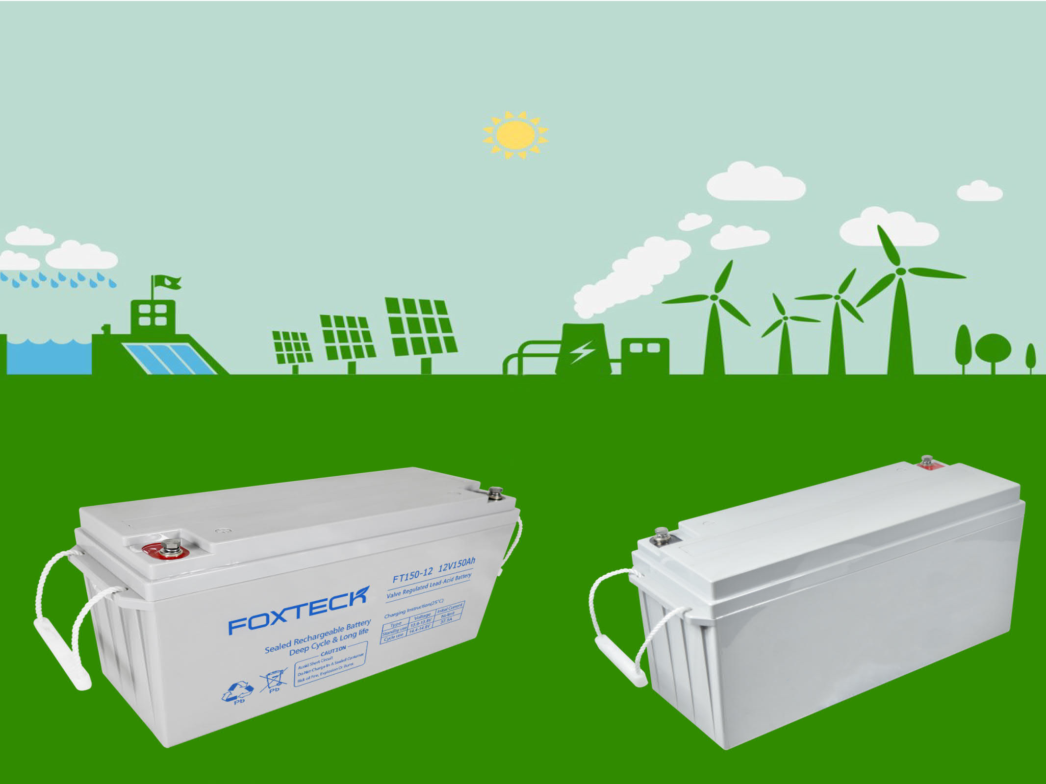 Factory Offer Sealed Lead Acid Battery Deep Cycle Gel Battery 12v 150ah 200ah 250ah Rv battery For Energy Storage 3